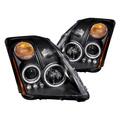 Anzo Usa 07-12 Nissan Sentra Projector with Amber Reflectors Headlights, Black Clear 121276